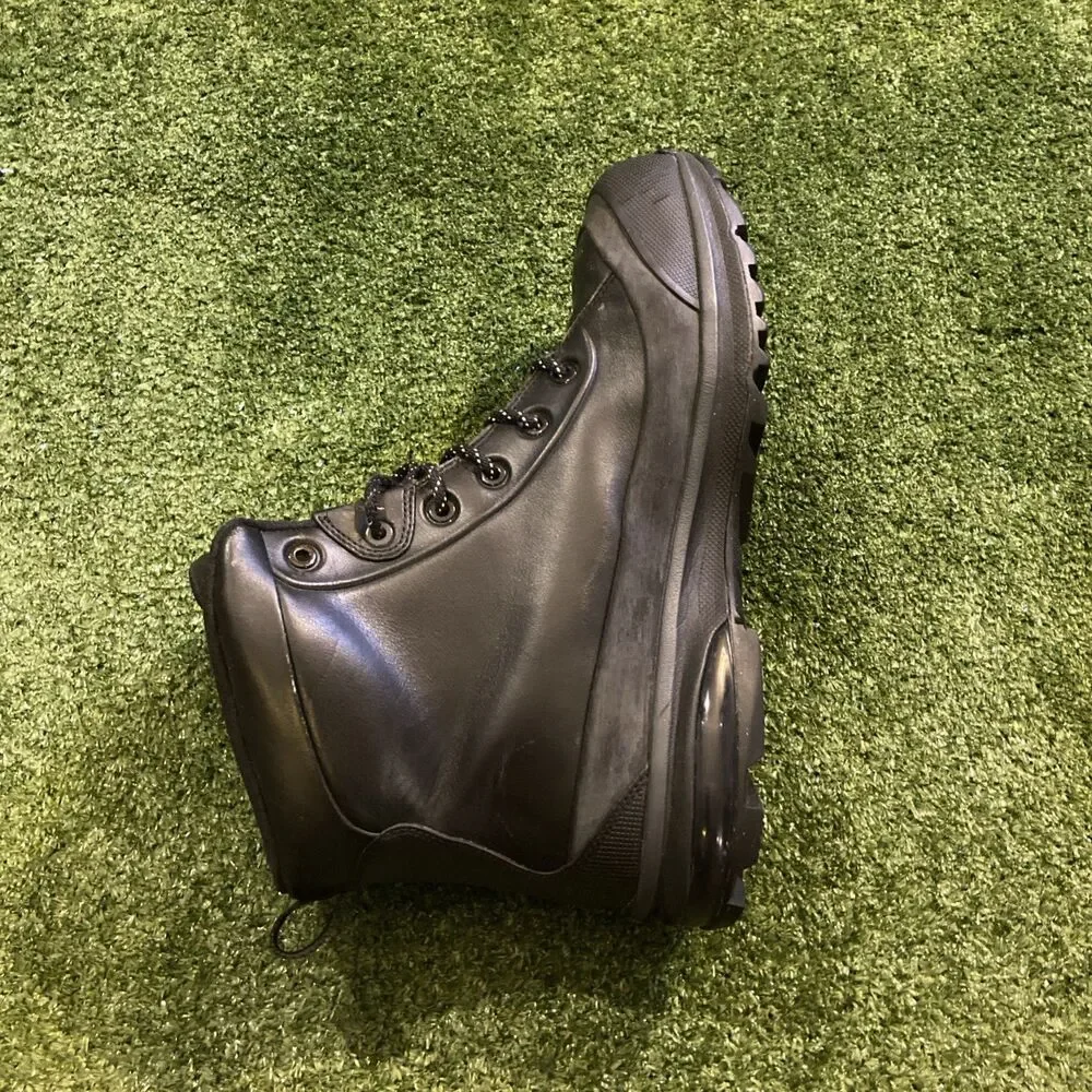 Nike ACG Air Max Hiking Combat Work Boots Men’s 15 Black Leather Shoes